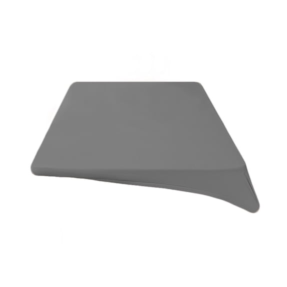Hiroekza Elastic Fitted Tablecloth 35x59" Rectangle - Washable Stretch Kitchen Dining Table Cloths - Solid Color Indoor Outdoor Table Cover for Wedding Banquet Birthday Party Decor Dark Gray