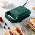thumbnail image 1 of Hiroekza Electric Sandwich Maker Grill & Panini Press - Non-Stick Coated Plates, Compact Design for Quick Breakfast, Easy Breakfast Green, 1 of 6