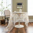 thumbnail image 1 of Hiroekza Elegant Lace Tablecloth 39x59" Rectangle - Washable Cheese Cloth Table Cover for Dining/Wedding/Party - Cheesecloth Coffee Tabel Cloth for Home Kitchen Decor, 1 of 6