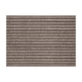 thumbnail image 1 of Hiroekza Entryway Rugs 30x20in - Non-Slip Rubber Backing Front Door Mat Stylish Durable Striped Polyester Carpet - Cuttable Design Coffee, 1 of 8