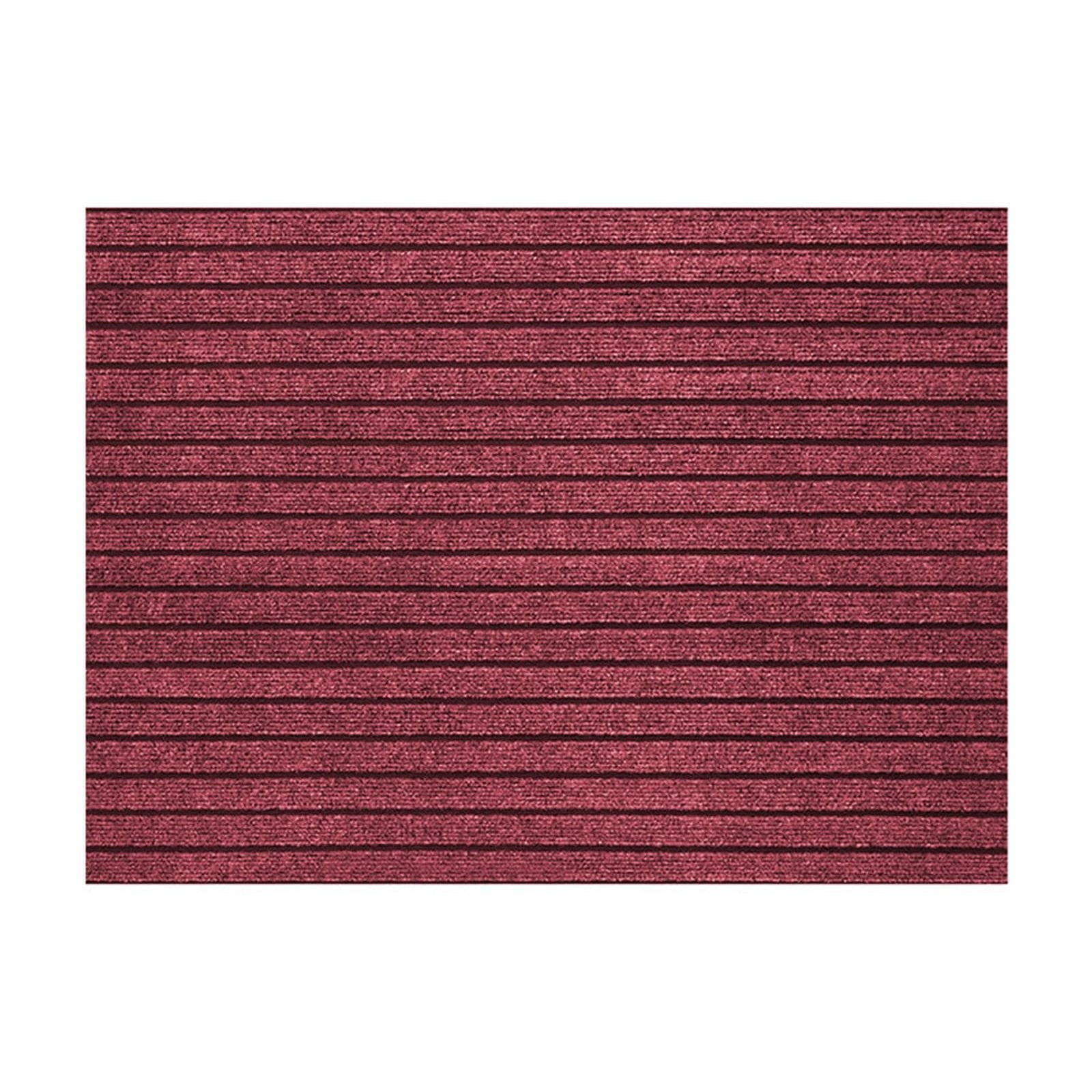 Polyester Cuttable Hiroekza Entryway Rugs 30x20in - Non-Slip Rubber Backing Front Door Mat ...
