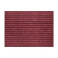 thumbnail image 1 of Hiroekza Entryway Rugs 30x20in - Non-Slip Rubber Backing Front Door Mat Stylish Durable Striped Polyester Carpet - Cuttable Design Red, 1 of 8