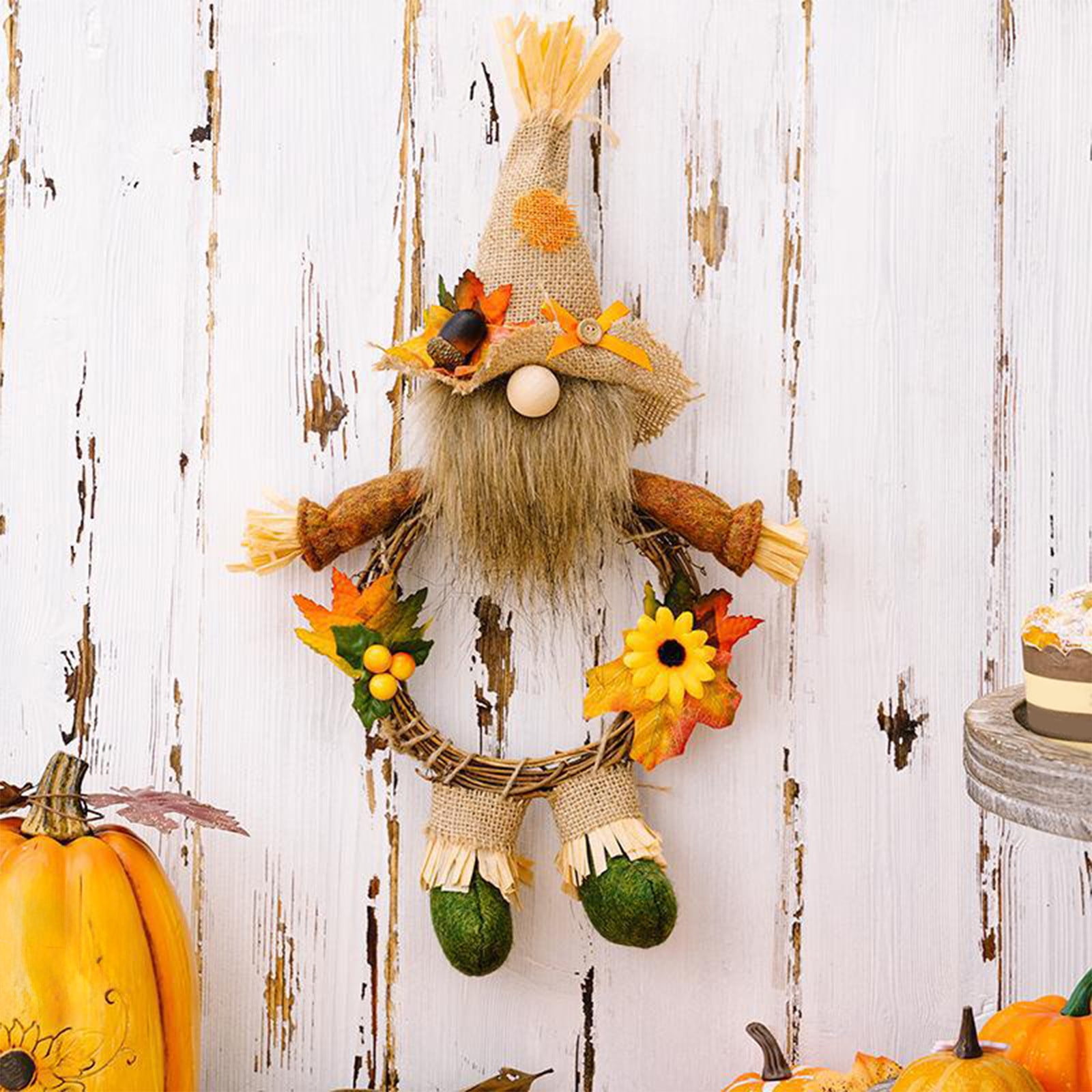Hiroekza Fall Decor Thanksgiving Decorations Harvests Season Burlaps ...