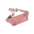 thumbnail image 1 of Hiroekza Fanny Pack Sling Bag for Women Anti Theft - Nylon Waist Bag with Adjustable Strap, 11.81x4.33x3.15in, Waterproof Chest Shoulder Bag for Outdoor Sports Running Men Women Pink, 1 of 6