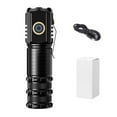thumbnail image 1 of Hiroekza Flashlight Clearance!Led Home Portable Small Mini Three-eye Lamp Outdoor Strong Light Flashlight Rechargeable Super Bright Long-range, 1 of 2