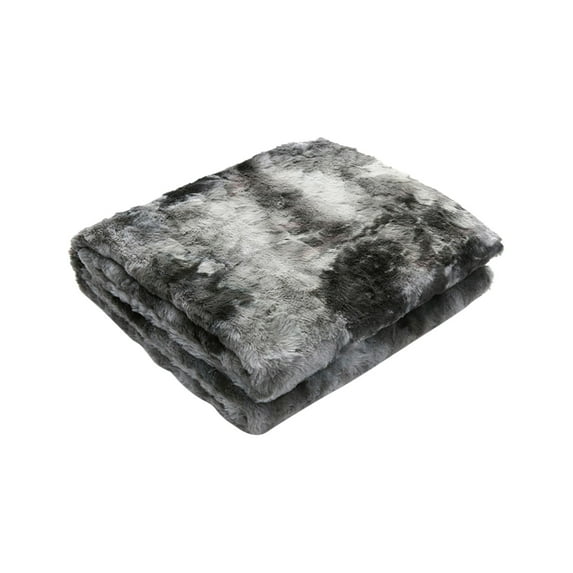Hiroekza Fleece Blanket 63*51.2inch Warm Faux Weighted Blanke Soft Coral Fleece Double Sided Thick Throw Blankets Tie-Dyed Conditioning Blanket for Sofa/Bed/Couch 63*51 In Throw Blanket for Couch