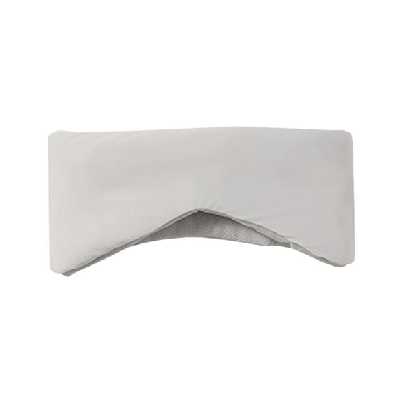 Hiroekza Full Surround Sleep Eye Mask - Light Blocking, Breathable & Adjustable for Ultimate Comfort - Portable Travel Eyepatch for Adults & Kids Gray