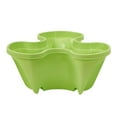 thumbnail image 1 of Hiroekza Garden Spring Decor Planting Basin Can Stack Plastic Strawberry Basin With Three Petals Clearance, 1 of 6