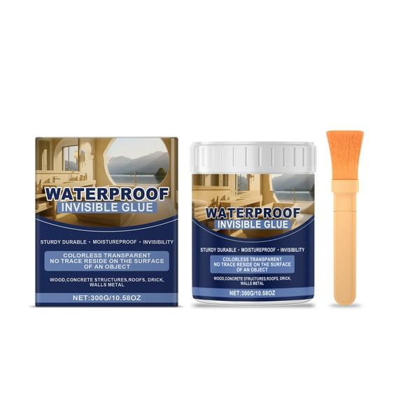 Hiroekza High-Strength Clear Waterproof Adhesive Glue for Tile, Wall & Roof - Long-Lasting, Heat-Resistant, 300g