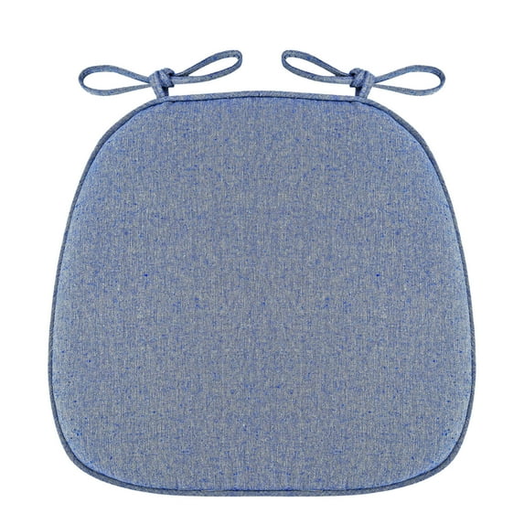 Hiroekza Home Summer Breathable Linen Sponge Cushion Dining Chair Cushion Office Seat Cushion Bedroom Cushion Home Essentials Blue