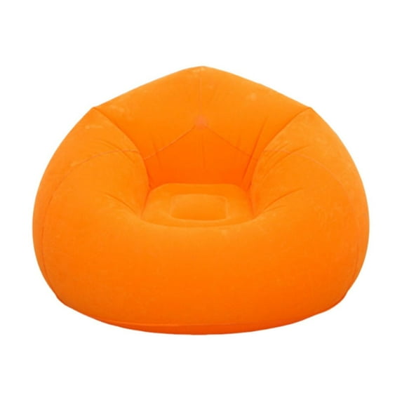 Hiroekza Inflatable Football Sofa - Versatile, Portable & Stylish Lounge for Indoor/Outdoor Relaxation Orange