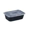 thumbnail image 1 of Hiroekza Kitchen 10PCS Food Grade Disposable Lunch Box Thickened Packing Box Plastic Rectangular Takeaway Tableware Transparent Lunch Box With Lid(L) Clearance, 1 of 8