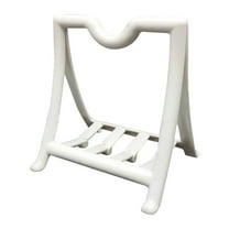 Hiroekza Kitchen Countertop Organizer - Adjustable Kitchen Paper Towel Stand, Kitchen Lid Rack - Space-Saving Cutting Board Stand Holder White