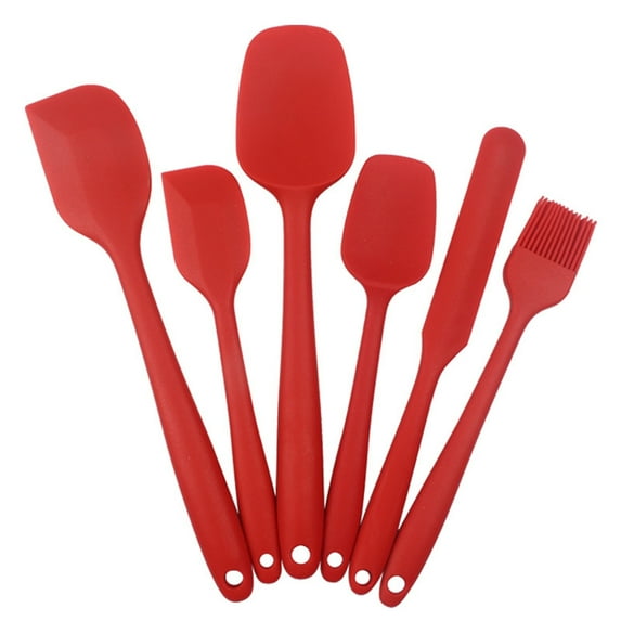 Hiroekza Kitchen Gadgets 6 Piece Spatula Set Kitchen Spatula Utensil Set Christmas Clearance