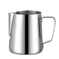 thumbnail image 1 of Hiroekza Kitchen Gadgets Milk Frother - Milk Frother Cup with Clear Graduation - 304 Stainless Steel Cappuccino Maker Accessories- Milk Carafe Cup with Insulated Handle, 1 of 7