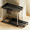 thumbnail image 1 of Hiroekza Kitchen Gadgets Kitchen Pull out under Sink Shelf Storage Rack Multi Functional Bathroom Layered Spice Storage Kitchen Utensils, 1 of 6