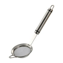 Hiroekza Kitchen Stainless Steel Filter Screen Fine Household Juicer Filter Screen Kitchen Spoon Clearance