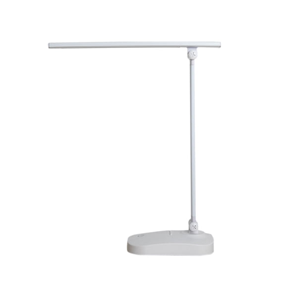 Hiroekza LED Folding Eye-Protection Desk Lamp USB Charging Touch Dimming Student Dormitory Study Reading Desk Lamp Bedroom Bedside Light Plastic 4000mA Battery Adjustable Tri-color Temperature Light