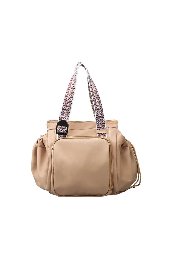 Large Capacity Travel Organizer Bag for Women - 3-in-1 Convertible Tote, Crossbody & Backpack with 15 Pockets Khaki