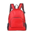 thumbnail image 1 of Hiroekza Lightweight Foldable Backpack for Women - Waterproof Mini Travel Backpack with Reflective Strip & Side Mesh Bag - Ideal for Students & Outdoor Activities Red, 1 of 5