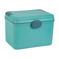 thumbnail image 1 of Hiroekza Medicine Organizer Portable Medicine Cabinet with Handle Large Capacity Multi-layer Plastic Storage Box for Home Travel Emergency First Aid Kit 8.3x6.1x6.1in Blue, 1 of 8