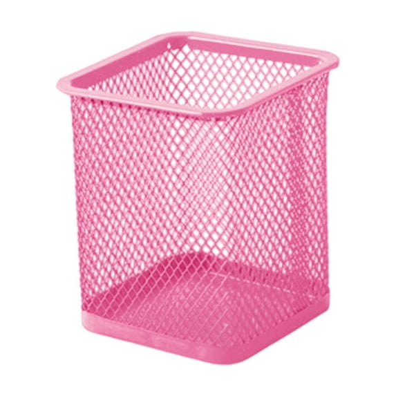 Hiroekza Mesh Metal Pen Cup Holder - Steel Desk Organizer for Penciles Pens Office Home Supplies - Durable Stylish Storage Solution