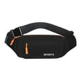 thumbnail image 1 of Hiroekza Money Belt for Women & Men - Large Capacity Waterproof Nylon Waist Bag for Travel, Running, Hiking - Adjustable Strap for Outdoor Sports & Leisure Black, 1 of 6
