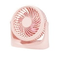 thumbnail image 1 of Hiroekza Multi Functional Desktop Noise Cool Multi-purpose High Wind Power Portable Mini USB Small Fan Pink, 1 of 4