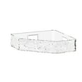thumbnail image 1 of Hiroekza No-drill Corner Shower Caddy Organizer, Corner Shelf Rack Storage, Acrylic Non-Perforated, Wall Mounted Triangular Storage, Bathroom Accessories, Shower Organizer Corner Clear, 1 of 7