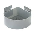 thumbnail image 1 of Hiroekza No-drill Corner Shower Caddy Organizer Corner Shelf Rack Storage - Plastic Shower Storage Shelf for Bathroom Accessories, Space-Saving, Rotating Design Gray, 1 of 6
