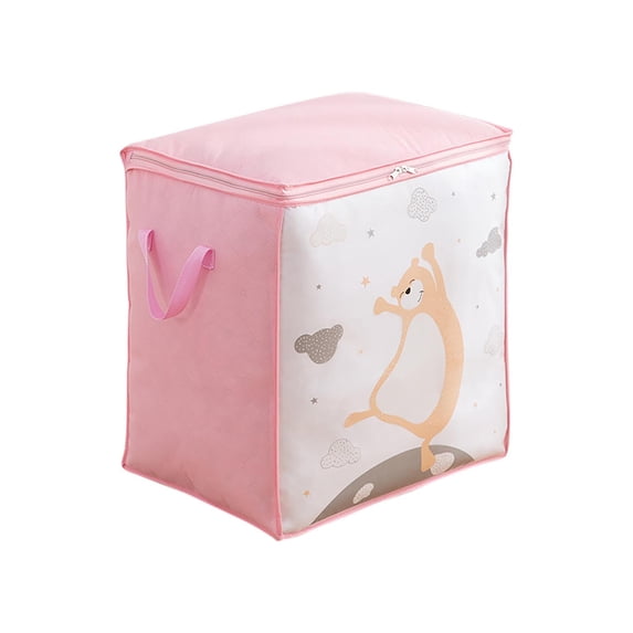 Hiroekza Organization and Storage Non-woven Clothes Quilt Storage Bag, Moving Bags Packing Bags Clothes Storage Blanket Storage Dorm Storage