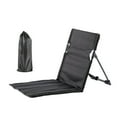 thumbnail image 1 of Hiroekza Outdoor Folding Camping Chair, Ultralight Portable Recliner Chair, Fishing Chair Camping Backrest Sitting Chair Lounge Chair (Black), 1 of 5