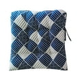 thumbnail image 1 of Hiroekza Outdoor Garden Patio Home Kitchen Office Sofa Chair Seat Soft Cushion Pad 45x45cm Blue-white grid, 1 of 4