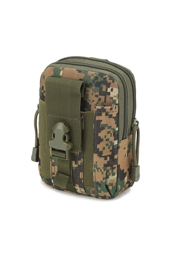 Outdoor Military Sports Tactic Waist Bag Sports Strategy Belt Waist Bag Wearing Belt Coin Purse 6-inch Mobile Phone Bag Military Fan Strategy Waist Bag