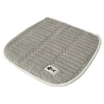 Hiroekza Plush Warm Cushion Solid Wood Stool Chair Cushion Office Sedentary Fart Cushion Home Dining Chair Cushion Butt Seat Cushion Chair Cushion Dark Gray