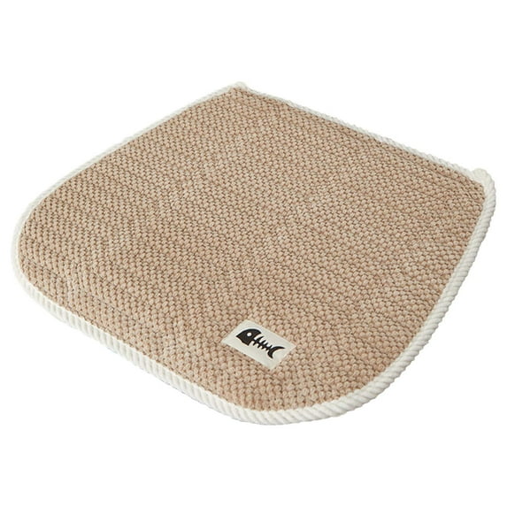 Hiroekza Plush Warm Cushion Solid Wood Stool Chair Cushion Office Sedentary Fart Cushion Home Dining Chair Cushion Butt Seat Cushion Chair Cushion Khaki