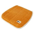 thumbnail image 1 of Hiroekza Plush Warm Cushion Solid Wood Stool Chair Cushion Office Sedentary Fart Cushion Home Dining Chair Cushion Butt Seat Cushion Chair Cushion Orange, 1 of 4