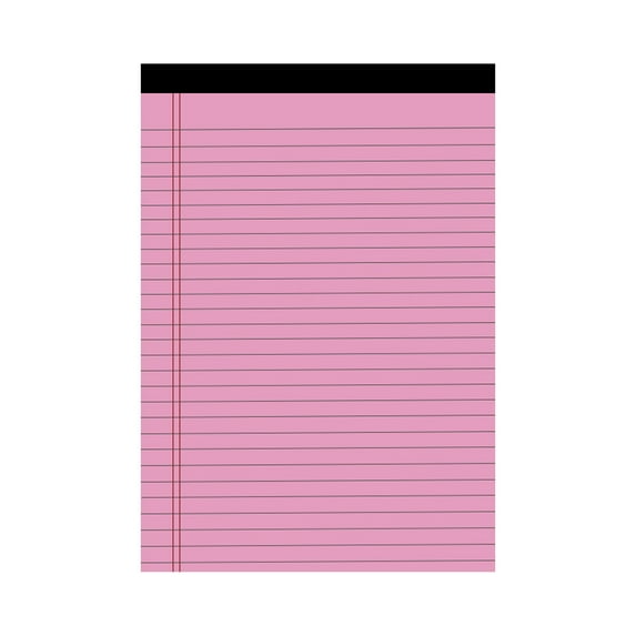 Hiroekza Premium A3 Tear-Off Notepad 50 Pages - Smooth Writing, High-Quality Paper, Portable & Colorful Pink