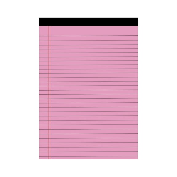 Hiroekza Premium A3 Tear-Off Notepad 50 Pages - Smooth Writing, High-Quality Paper, Portable & Colorful Pink