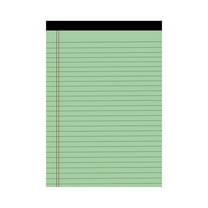 Hiroekza Premium A4 Tear-Off Notepad 50 Pages - Smooth Writing, High-Quality Paper, Portable & Colorful Green