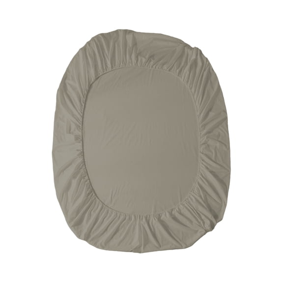 Hiroekza Premium CAL King Size Cooling Fitted Sheet for Hot Sleepers - Solid Color, Machine Washable, Ash Proof, Breathable - Multiple Colors Available Khaki