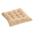 thumbnail image 1 of Hiroekza Premium Tufted Corduroy Floor Cushion - 16 Inch Foam-Filled Seat Pillow for Living Room, Tatami, and Outdoor Use Beige, 1 of 5