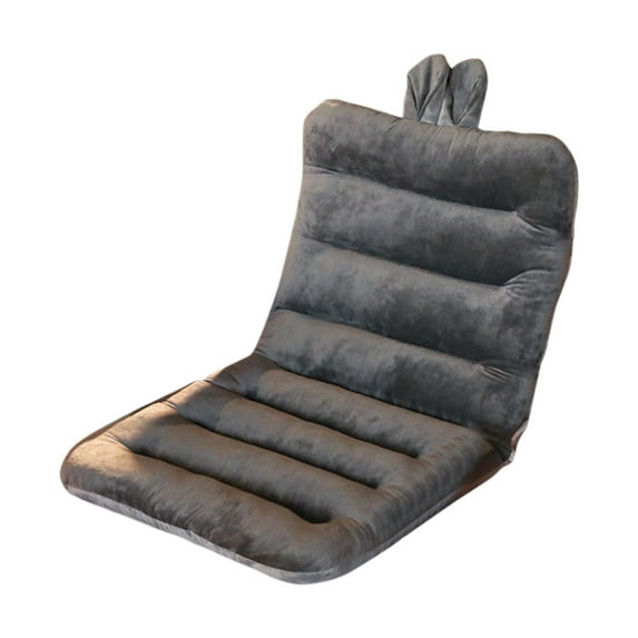 Hiroekza Premium Tufted Corduroy Floor Cushion – 33 Inch Extra Thick, Multi-Purpose Seat for Living Room, Tatami, and Outdoor Use – High Resilience Foam, Soft & Supportive (Multiple Colors) Gray