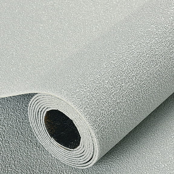 Hiroekza Self-Adhesive Wallpaper 195 x 20 Inch - Waterproof & Thickened for Bedroom & Living Room Walls Beige