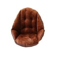 thumbnail image 1 of Hiroekza Semi-Enclosed One Seat Cushion Chair Cushions Desk Seat Cushion Warm Comfort Sea Office Cushion Bedroom Seat Cushion Home Essentials Coffee, 1 of 2