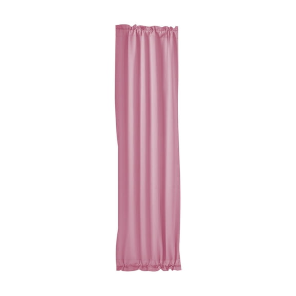 Hiroekza Sheer Curtain Panels - Polyester Rod-Pocket French Door Window Curtains - Easy Install Grommets - For Kitchen Bedroom Living Room 1 Panel 40 x 25 Inches Pink