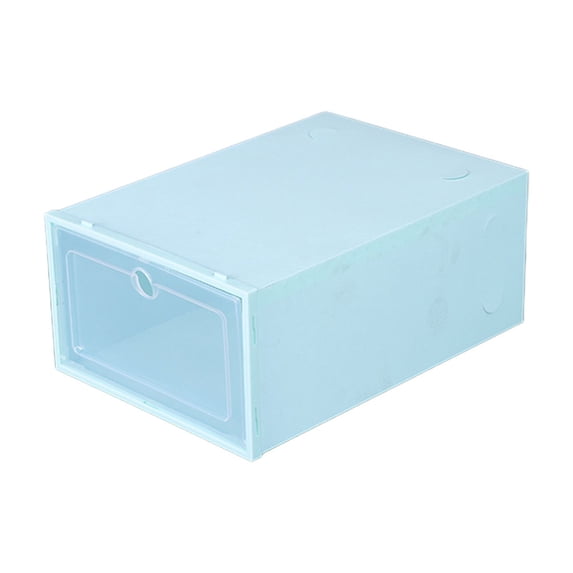 Hiroekza Shoe Boxes, Transparent Plastic Shoe Box Organizer Shoe Box Flip Lid Drawer Shoe Box Household Shoe Organizer Thickened Clearance