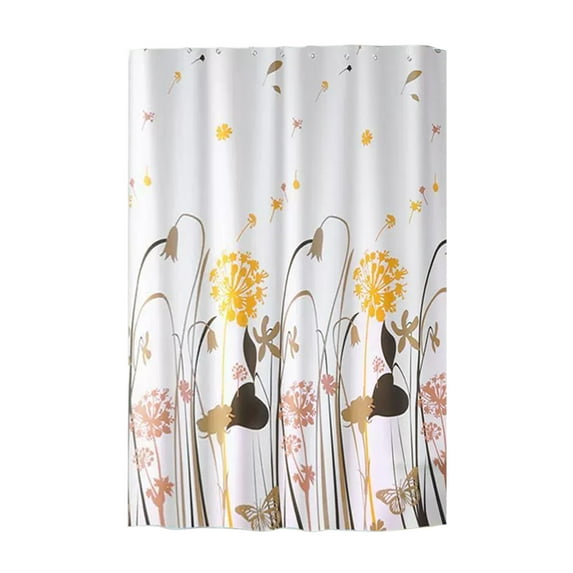 Hiroekza Shower Curtain Liner Waterproof Washable Fabric Cloth Antimicrobial Mold Mildew Resistant for Bathroom Dorm Hotel Spa 70.7x47.2in