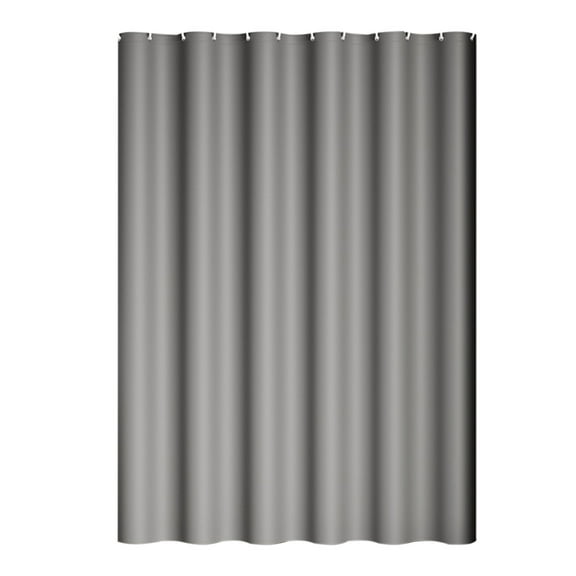 Hiroekza Shower Curtain Liner Waterproof Washable Fabric Shower Curtain with Hooks Antimicrobial Mold & Mildew Resistant for Bathroom Dorm Hotel 70.7x47.2in Gray