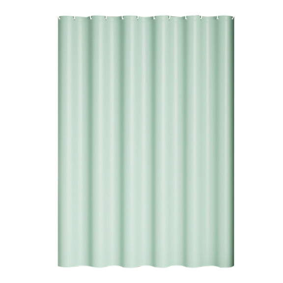 Hiroekza Shower Curtain Liner Waterproof Washable Fabric Shower Curtain with Hooks Antimicrobial Mold & Mildew Resistant for Bathroom Dorm Hotel 70.7x47.2in Green